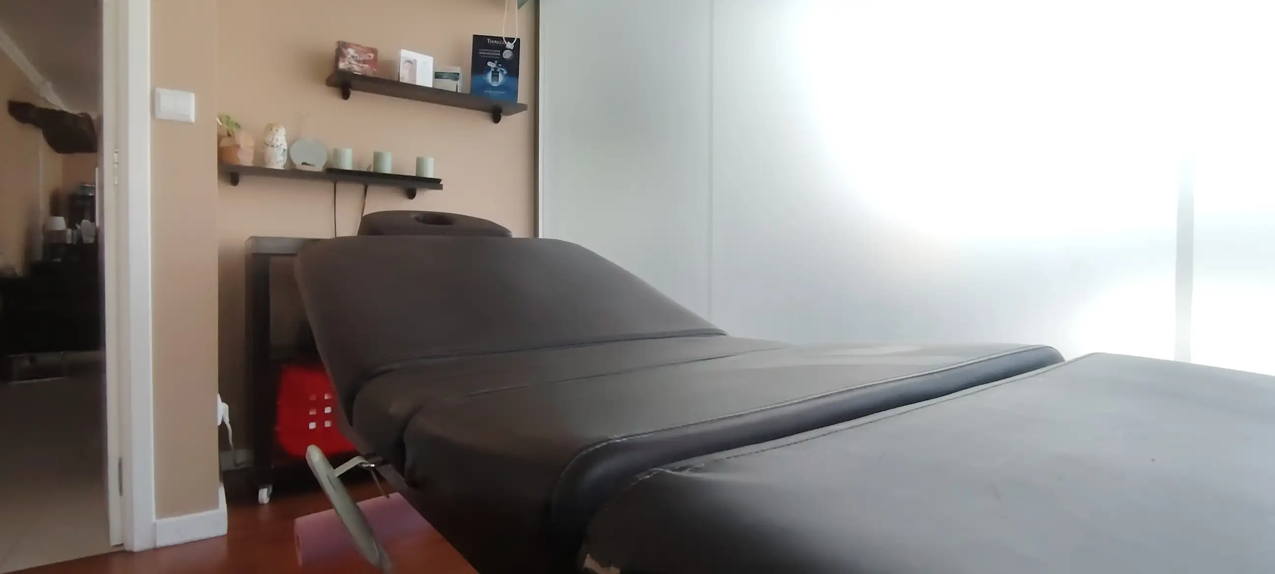 Ângulo da maca de massagem no espaço Ma_tri_oska em Rio Maior